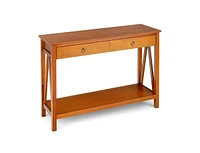 Slickblue Console Table with Drawer Storage Shelf for Entryway Hallway