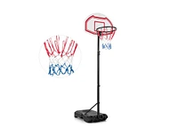 Slickblue Height Adjustable Basketball Hoop with 2 Nets and Fillable Base