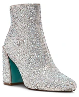 Betsey Johnson Women's Hugo Block High Heel Booties