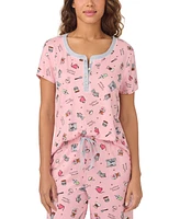 Cuddl Duds Women's 2-Pc. Cropped Short-Sleeve Pajamas Set