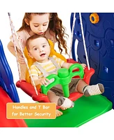 Vebreda 3-in-1 Toddler Climber and Swing Playset