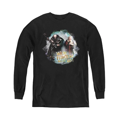 The Hobbit Boys Youth Were Fighers Long Sleeve Sweatshirts