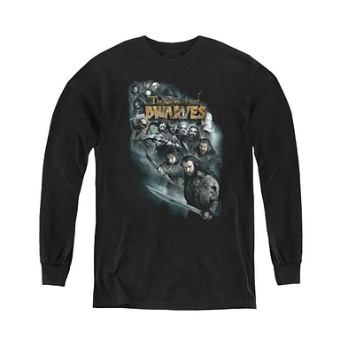 The Hobbit Boys Youth Company Of Dwarves Long Sleeve Sweatshirts