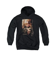 The Hobbit Boys Youth Bombur Pull Over Hoodie / Hooded Sweatshirt