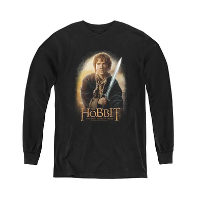 The Hobbit Youth Bilbo And Sting Long Sleeve Sweatshirts