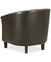 Westbrook Faux Leather Tub Chair