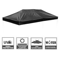9.6x19.1Ft Replacement Canopy Top Cover UV50+ Outdoor Patio Party Picnic 10x20Ft