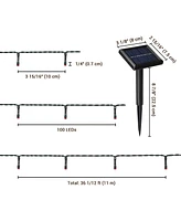 Yescom Solar String Lights 36 Ft Waterproof Solar Xmas Lights Outdoor Tree Yard