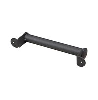 Yescom 2x 10" Sliding Barn Door Cylindrical Handle Cast Iron Pull Gate Shed Cabinet Matte Black