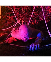 Yescom 36" Animated Halloween Prop Grovelling Zombie Groundbreaker Haunted House Party Decoration 2024