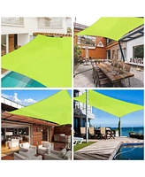 Yescom 20x16 Ft 97% Uv Block Rectangle Sun Shade Sail Canopy Outdoor Patio Garden