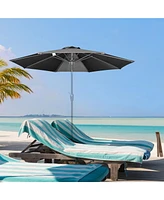 8 Ft Patio Umbrella Replacement Canopy Market Table Top Outdoor Beach Poolside