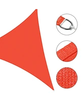 2 Pack Ft 97% Uv Block Triangle Sun Shade Sail Canopy Outdoor Pool Cover Net