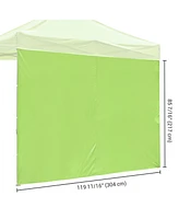 InstaHibit 1080D 120g Sidewall UV30+ Fits 10x10ft Canopy Outdoor Picnic 2 Pieces