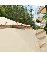 Yescom 11x11ft Pop-Up Gazebo Tent with Mesh Sidewall Canopy Shelter Outdoor Home Patio