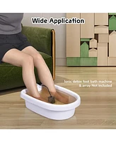 Yescom Ionic Detox Foot Bath Tub Massage Basin for Detox Foot Spa Machine Health Care