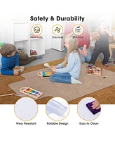 Yescom 4-Pack Office Chair Mat for Carpet 36" x 48" Pvc Floor Mat with Lip for Rolling Chair Clear Computer Desk Chair Mat Home Studio Easy
