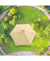 9 Ft Patio Umbrella Replacement Canopy Market Table Top Outdoor Beach Balcony
