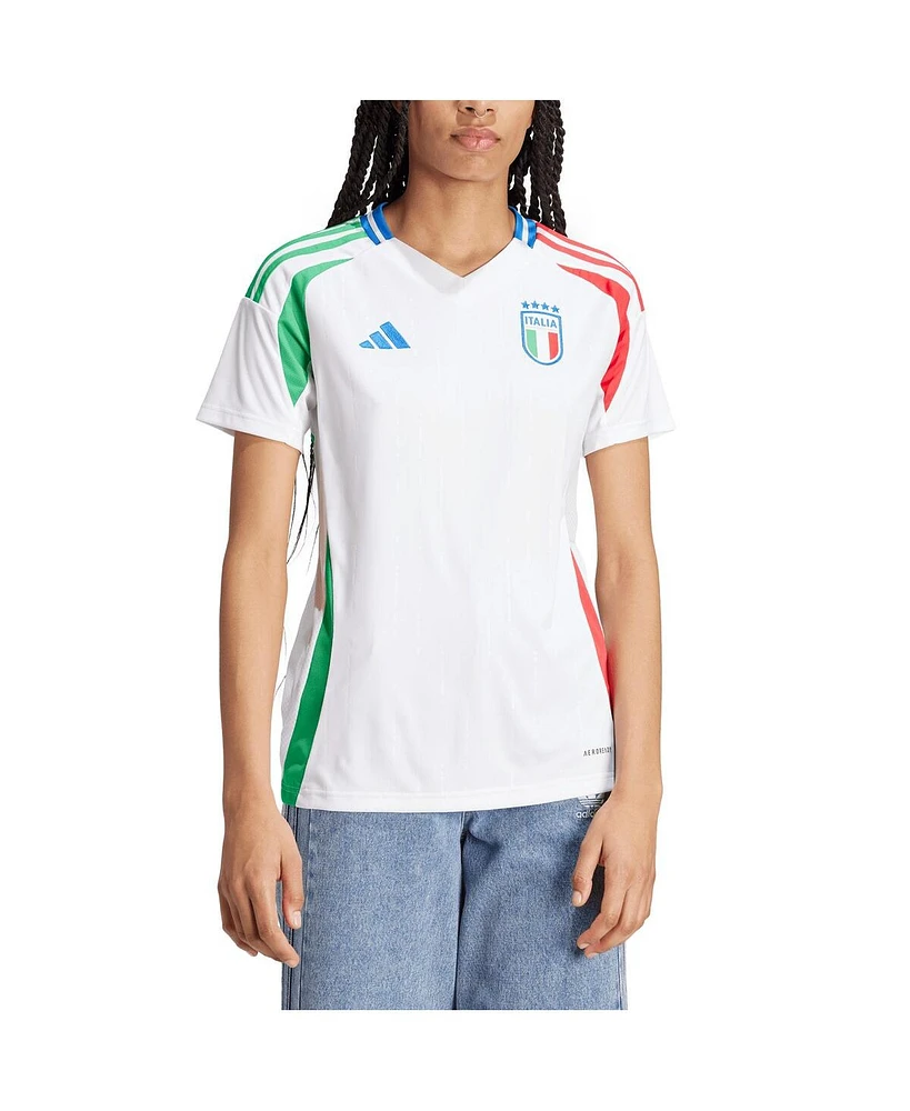 Adidas Women's White Italy National Team 2024 Away Replica Jersey