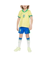 Nike Preschool Yellow Brazil National Team 2024 Home Replica Stadium Kit Set