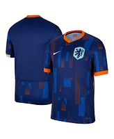 Nike Men's Blue Netherlands National Team 2024 Away Replica Blank Jersey