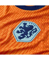 Nike Men's Orange Netherlands National Team 2024 Home Authentic Blank Jersey