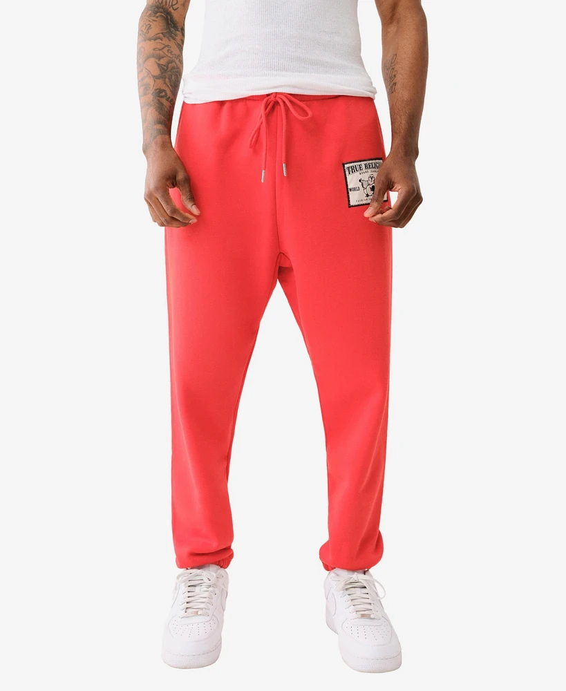 True Religion Men's Relaxed Ladder Applique Jogger