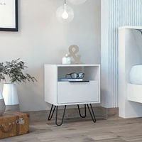 Fm Furniture Vienna Nightstand, Shelves