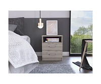 Fm Furniture Oklahoma Nightstand,Two Drawers