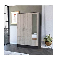 Fm Furniture Florencia S Mirrored Armoire