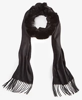 I.n.c. International Concepts Women's Faux-Fur-Trim Scarf, Created for Macy's