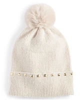 I.n.c. International Concepts Women's Studded Beanie, Created for Macy's