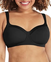 Playtex Women's Secrets Shapes & Supports Balconette Full Figure Wirefree Bra US4824