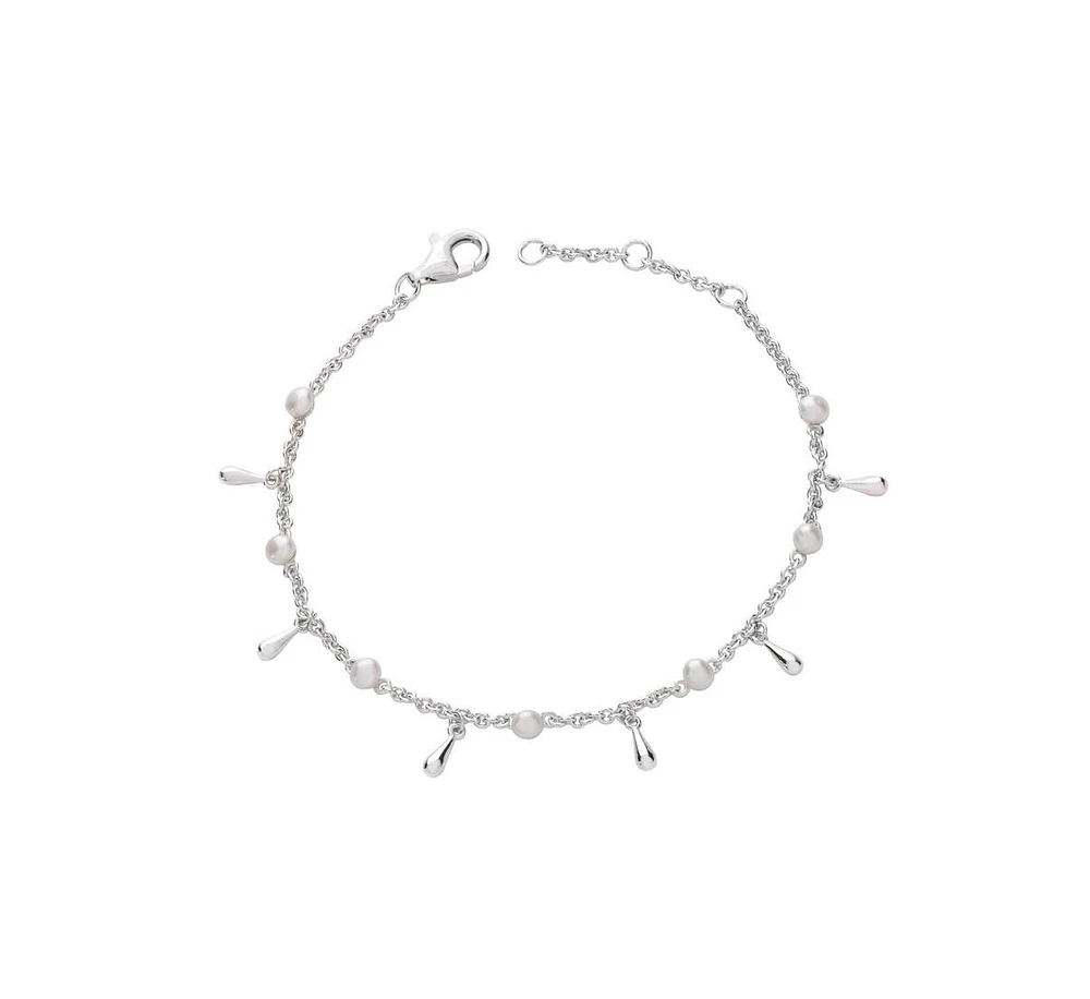 Lucy Quartermaine Royal Pearl Drop Bracelet