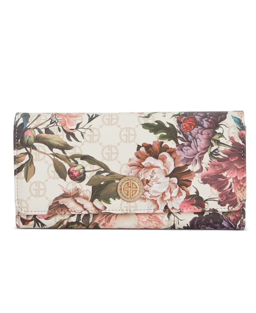 Giani Bernini Floral Saffiano Receipt Manager Wallet, Created for Macy's