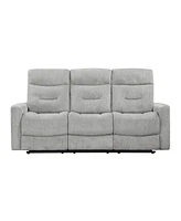 Homelegance White Label Borneo 81" Double Reclining Sofa