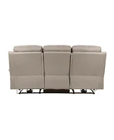 Homelegance White Label Rittman 87" Power Double Reclining Sofa