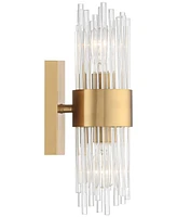 Stiffel Gillery 15 1/2" High Warm Antique Brass Wall Sconce