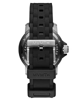 Mvmt Men's Cali Diver Black Silicone Watch 40MM