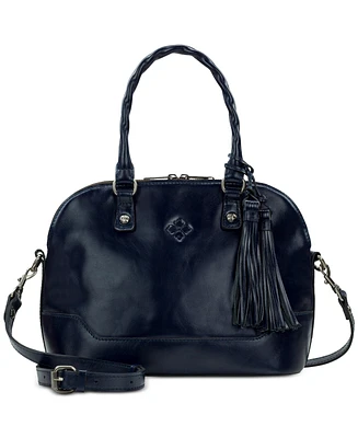 Patricia Nash Chia Dome Medium Leather Satchel