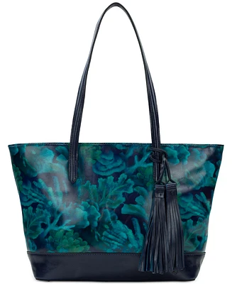 Patricia Nash Verzi Large Leather Tote