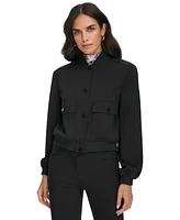 Calvin Klein Women's Stand-Collar Long-Sleeve Jacket