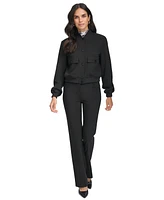 Calvin Klein Women's Stand-Collar Long-Sleeve Jacket