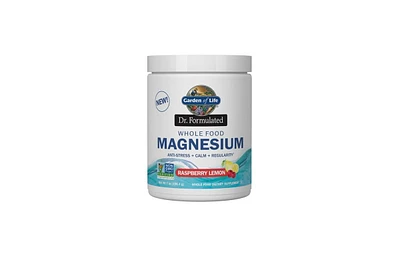 Garden of Life Dr. Formulated Magnesium Powder, Raspberry Lemon, 7 Oz