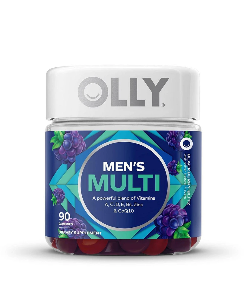 Olly The Perfect Men's Multi, 0, Blackberry Blitz 90 Gummies