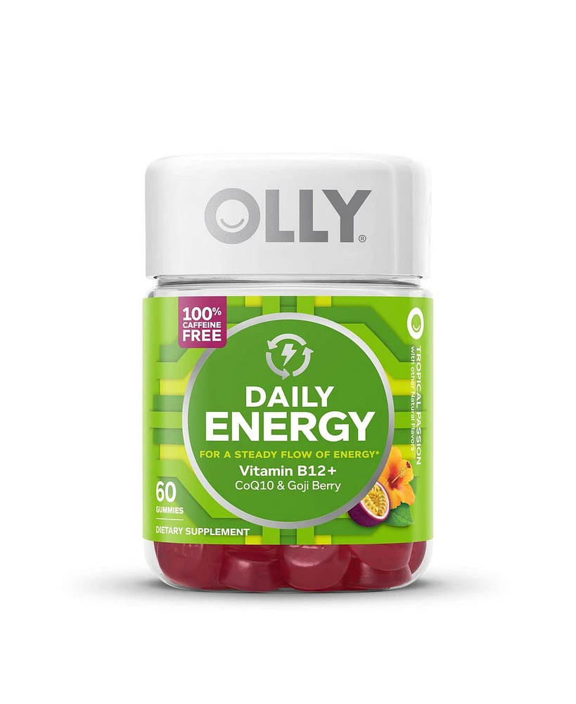 Olly Daily Energy Tropical Passion, 60 Gummies