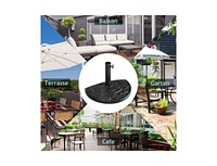 Slickblue Heavy Duty Square Umbrella Base Stand of 30 lbs for Outdoor