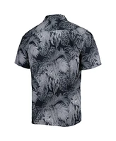 Tommy Bahama Men's Black Florida State Seminoles Coast Luminescent Fronds IslandZone Button-Up Camp T-Shirt