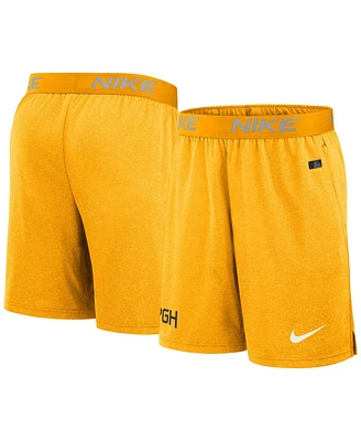 Nike Men's Gold Pittsburgh Pirates City Connect Performance Practice Shorts