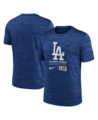 Nike Men's Royal Los Angeles Dodgers Large Logo Velocity T-Shirt